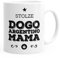 MoonWorks Kaffee-Tasse Stolze Dogo Argentino Mama Dogo Argentino Besitzerin Hundebesitzerin weiß Unisize