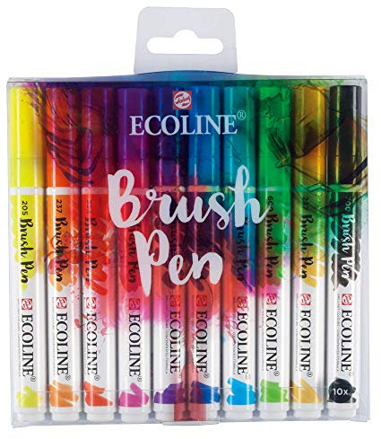 verf - Talens Ecoline Brush Pen, 10st. (1 TOYS)