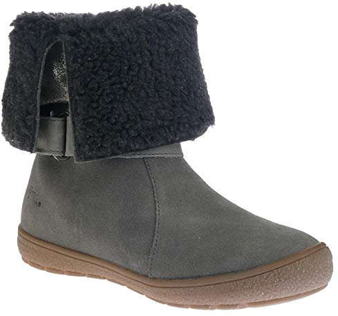 PRIMIGI PTY GTX 24370 hochwertiger Leder Stiefel Gore-Tex Warmfutter Glitzer Gr.26-35 grau EUR 34