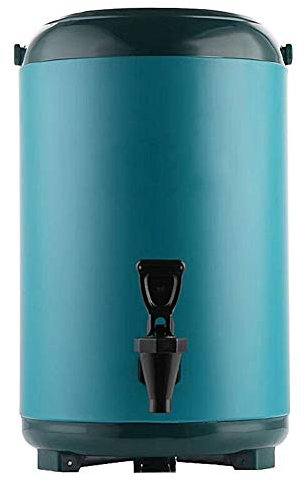Kaffeekanne Thermoskanne, 304 Edelstahl Thermobehälter Glühweinkocher Kaffeebehälter, Doppelwandig Große Kapazität, Hält Warme Getränke Lange Warm, Gut zu Reinigen, 8L/10L