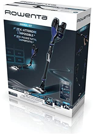 Rowenta Air Force Flex 460 21,9 V, aspirapolvere senza fili, colore: Blu e Nero