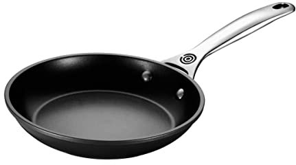 LE CREUSET Sartén antiadherente endurecida PRO de 8 pulgadas