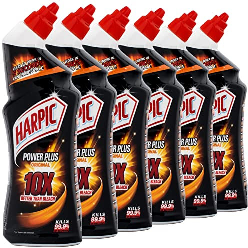 6er Pack - Harpic WC Gel Power Plus Max 10 - Original - 750ml