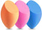 Makeup Sponge, Larbois 3-Pack Beauty Blender Foundation Blending Sponges Non Latex, Professional Beauty Applicator Set for Liquids, Concealer and Cream Make up (Blue+Pink+Orange)