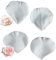 Blüten Fondant Silikonformen Blütenblatt Silikonform Rose Floral Silikonform Hortensie Silikonform 2 Stücke Pfingstrose Silikonform für Silikon Fondant Kuchen Dekorieren Backzubehör Silikonform（Weiß）