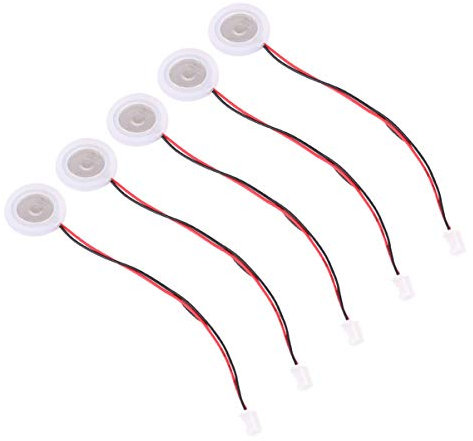 VILLCASE Lot de 5 humidificateurs d'air avec plaque oscillante à, plaque oscillante microporeuse, accessoires pour humidificateur d'air, 16 mm, blanc