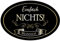 Etikett „Einfach Nichts – Wie gewünscht“ Flaschenetikett Etikett oval gold elegant witziges Geschenk zum Geburtstag, für Männer und Frauen, lustige Idee zum Verzieren von Flaschen, selbstklebend