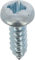 Vis à Tôle Tête Inox A4 Cylindrique Bombée Pozidrive, 4.2mm x 13mm, DIN 7981, Zinc Blanc, Lot de 50