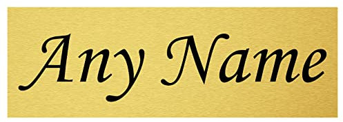 Personalised Stable Door Sign, Horse/Pony Name Plate Plaque Metal Sign Nameplate Plain, 275mm x 90mm