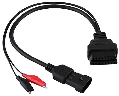 Cavo Adattatore Convertitore, Cavo Diagnostico Connettore Adattatore OBD2 da 3 Pin a 16 Pin, Adattatore Cavo Scanner Diagnostico per Fiat Alfa Lancia