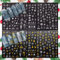 10 Blatt Weihnachten Nagelsticker Selbstklebend 3D Weiß Silber Gold Nagelaufkleber Schneeflocken DIY Nagelkunst Weihnachtsgeschenke Nail Art Aufkleber