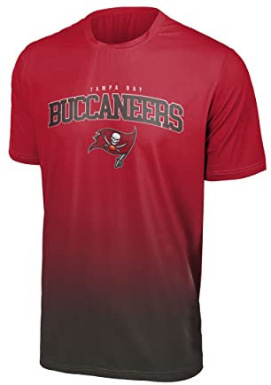 FOCO Tampa Bay Buccaneers NFL Gradient Mesh Jersey Short Sleeve Herren T-Shirt - L