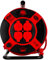 REV Kabeltrommel EX, 40m, H07RN, IP44, 3000W, Verlängerungskabel, Outdoor, 4 Steckdosen, Thermoschalter, rot
