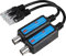 Ejoyous Adaptador Coaxial a Ethernet, 1 par 10 / 100mbps Red IP Pasiva Transmisor Coaxial Receptor Extensor Baluns de Video Transceptor, para de Vigilancia de Cámara IP NVR