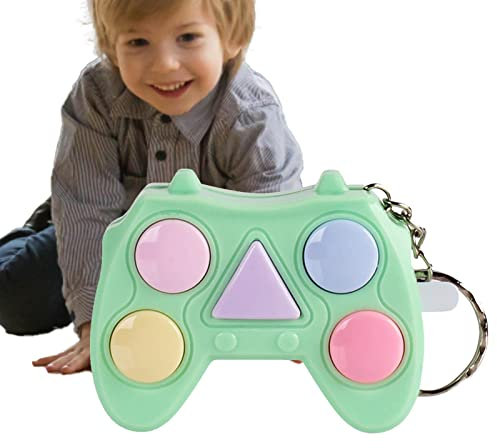 smashing Llavero la videoconsola, máquina Juegos portátil Mano - Juego Memoria con luz y Sonido, Llavero Juguete Interactivo, Juego Regalo Creativo, Juguete Bolsillo