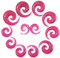 Longbeauty 12 Pcs Acryl Tapers Dehnspirale Dehnschnecke Dehnstab Piercing Ohr Expander Kit 10MM-20MM, Pink