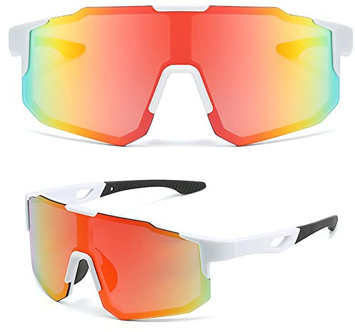 NAMIS Schnelle Brille Rave, Fahrrad Sonnenbrille Herren Damen UV400 Schutz Polarisierte Schnelle Sonnenbrille für Outdoorsport Radfahren Laufen Golf Wandern