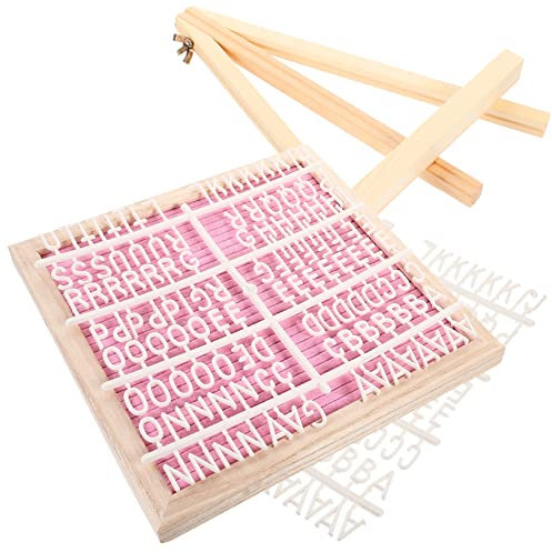 Veemoon Holztafel Mit Buchstaben Filzbuchstabentafel Nachrichtentafel Für Hochzeit Babyparty Geburtstag Weihnachten Diy-buchstabentafel Filztafel Mit Holzrahmen Briefformat Buchstaben