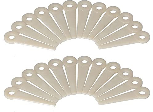 24 Lame per Tosaerba, Lame in Plastica di Ricambio 4111‑007‑1001 per Stihl PolyCut