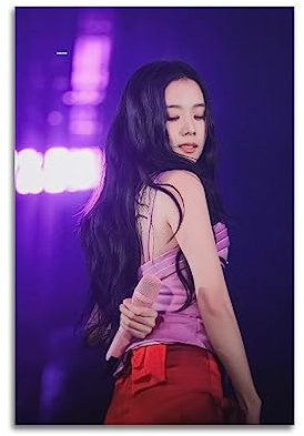 UMCHU Jisoo Blackpink Poster Dekorative Malerei Leinwand Wandkunst Wohnzimmer Poster Schlafzimmer Malerei,Wandkunst Bilddruck Moderne Familienzimmer Dekor 08x12inch(20x30cm)