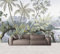 Papier Peint Arbres Tropicaux Panoramique 3D forêt Tropicale Tropicale Cocotier Papier Peint Lac Plante Murale Salon Chambre à Coucher Maison Décoration Intérieure (250x175 cm)