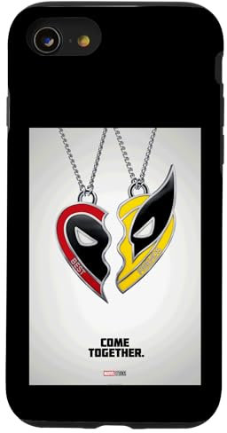 iPhone SE (2020) / 7 / 8 Marvel Studios Deadpool & Wolverine Friends Heart Poster Case
