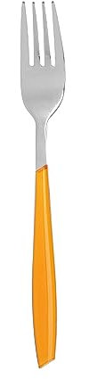 KASANOVA Forchetta tavola Sfusa Arancione in Acciaio Inox Silhouette Arancione Tavola