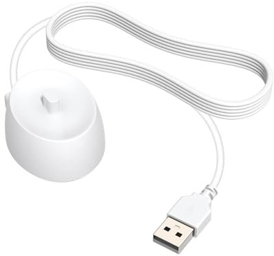USB Ladegerät Ersatz für Braun Oral-B Elektrische Zahnbürste 3757 Ladestation für Oral B Pro Genius Smart Serie, IP67 Wasserdichtes Ladekabel Tragbares Ladegerät für