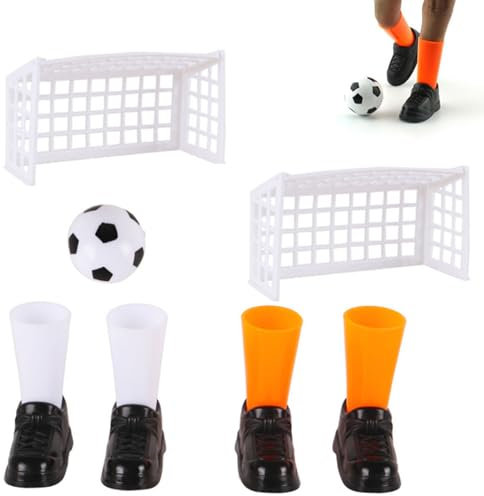 1 Set Finger Fußball Accessoire Ideales Party Finger Fußball Accessoire Star Kicker Soccer Set Tischkicker Tischfußball Interaktives Tischfußballspiel Tischfussballspiel Tisch Fußball Spiel
