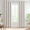 MRTREES 100% Gardinen Blickdicht Leinenoptik Thermo Gardinen mit Ösen 2er Set für Wohnzimmer Schlafzimmer Modern, Verdunklungsvorhänge 200 cm Lang, Vorhang Verdunkelung 132 cm Breit, Naturfarbe
