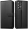 EASDNB Handyhülle für Samsung Galaxy A53 Hülle Wallet Premium Leder Klappbar für Samsung A53 5G Flip Case Magnet Kartenfach Standfunktion Tasche Schutzhülle für Galaxy A53,Schwarz