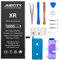 JUBOTY 2025 New Upgraded Battery for iPhone XR, 5000mAh Lithium Polymer High Capacity Battery Replacement for iPhone XR Model A1984 A2105 A2106 A2108 with Professional Repair Tools