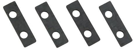 Ultimate RC Kohlefaser Servo Abstandshalter 1mm (4) für sichere Befestigung