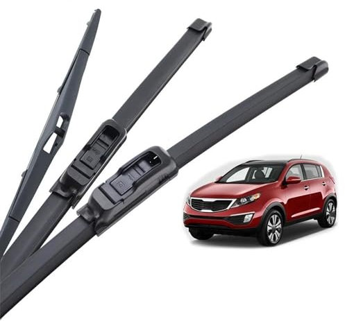 OXANC ,para Kia,para Sportage SL 2010-2015 Escobillas limpiaparabrisas Limpiaparabrisas Delantero y Trasero