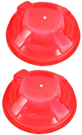 SOIMISS 2 Pcs Detector Dust Cover Detector Cover Detector Caps Alarm Protective Cover Kitchen Gadgets Cooking Detector Shield Alarm Cover Plastic Red