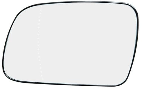 Coche Espejos para Retrovisor para Peugeot 307 2001-2008 Peugeot 407 2004-2009,Calefactado Espejo Retrovisor Cristal Espejo Lado Calefactado Cristal Retrovisor Calefactable,Left