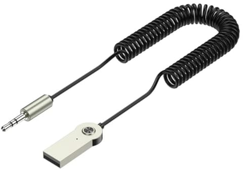 Kueohse Récepteur Audio Universal Car Universal Car avec Bluetooth, Micro Intégré pour les Appels Téléphoniques Mains et le Contrôle Musical