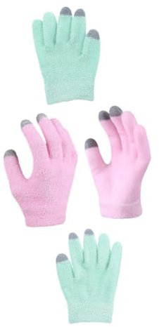 Gogogmee 2paare Feuchtigkeitsspendende Handschuhe Für Touchscreen Wiederverwendbar Für Handpflege Zu Hause Spa Gel-handschuhe Für Männer Und Frauen Bequem Und Langlebig