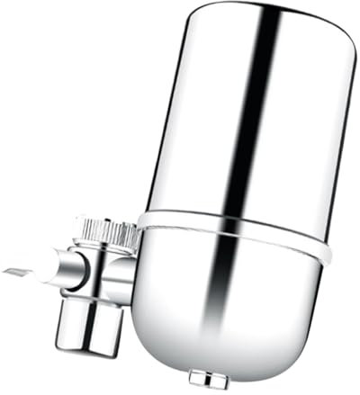 WHAMVOX Rubinetto con Purificatore Filtrante per Rubinetto Filtraggio Impurità e Sostanze Nocive Argento