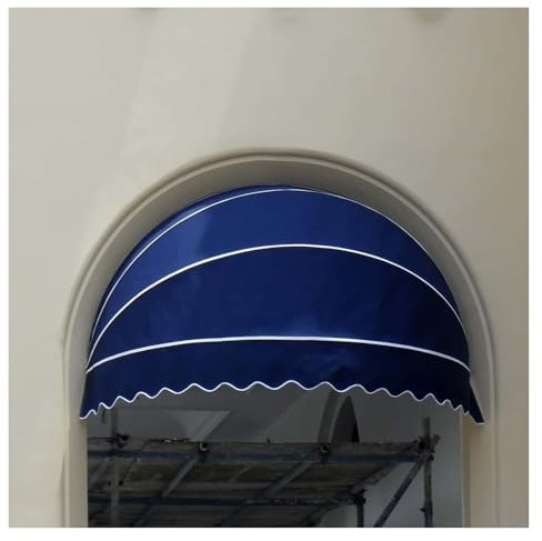 MNBVH Tenda Pieghevole - Tenda Esterna Fissa con Telaio in Alluminio zincato per Protezione Solare su mazzi, balconi, Patio e portici