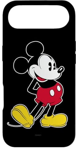 Hülle für iPhone Air Disney Mickey Mouse Klassische Pose Schwarz