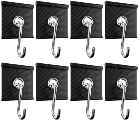 YIPFEN 8 Pezzi Ganci per Binario Keder, Ganci per Tenda da Sole RV, Occhielli Keder per Camper, Roulotte, Tenda da Campeggio, Decorazione Interna ed Esterna (5/6mm e 7/8mm)