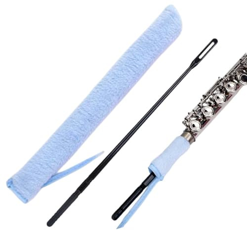 CEJAS 1 Unidad Limpiador para Flauta Dulce – Paño de Limpieza con Varilla para Metales, Trompeta y Corneta – Herramientas de Mantenimiento Fáciles de Usar