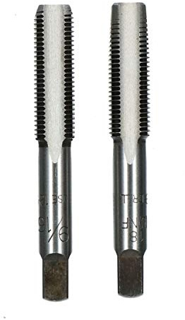 9/16 x 18 UNF Imperial Tungsten Steel Taper and Plug Set TD082