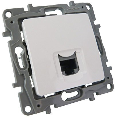 Legrand Niloe 764571 2918 - Caja de datos RJ45 (cat. 5 UTP), color blanco
