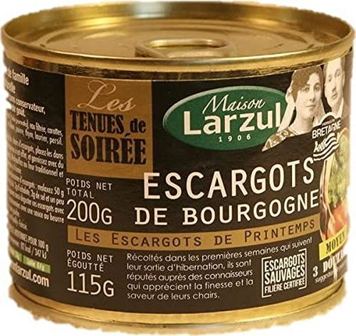 Escargots de bourgogne de printemps moyens 3 dz, 200 g, Boîte