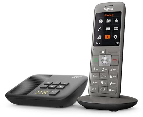 Gigaset CL660A Solo - Téléphone fixe sans fil - Répondeur - Gris Anthracite [Version Française]