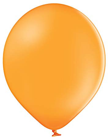 Ballonheld 50 große Premium Luftballons 100% Bio, Freie Farbwahl 40 Farben 27cm Durchmesser, heliumgeeignet, für Party, Geburtstag, Feiern (orange)