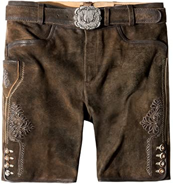 Stockerpoint Herren Corbi4 Trachtenlederhose, Bison gespeckt, 48