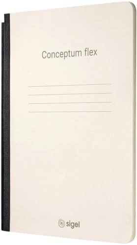 SIGEL CF201 Notizheft kariert, DIN A5 - für Business Notiersystem Conceptum flex, aus nachhaltigem Papier